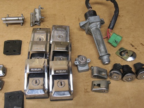 1987 Suzuki Cavalcade GV1400 Ignition Switch Key Set Luggage Storage Compartment - Picture 6 of 12