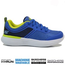 Image of BOYS SKECHERS AIR MEMORY FOAM TRAINERS SCHOOL COMFORT WALKING RUNNING SHOES SIZE