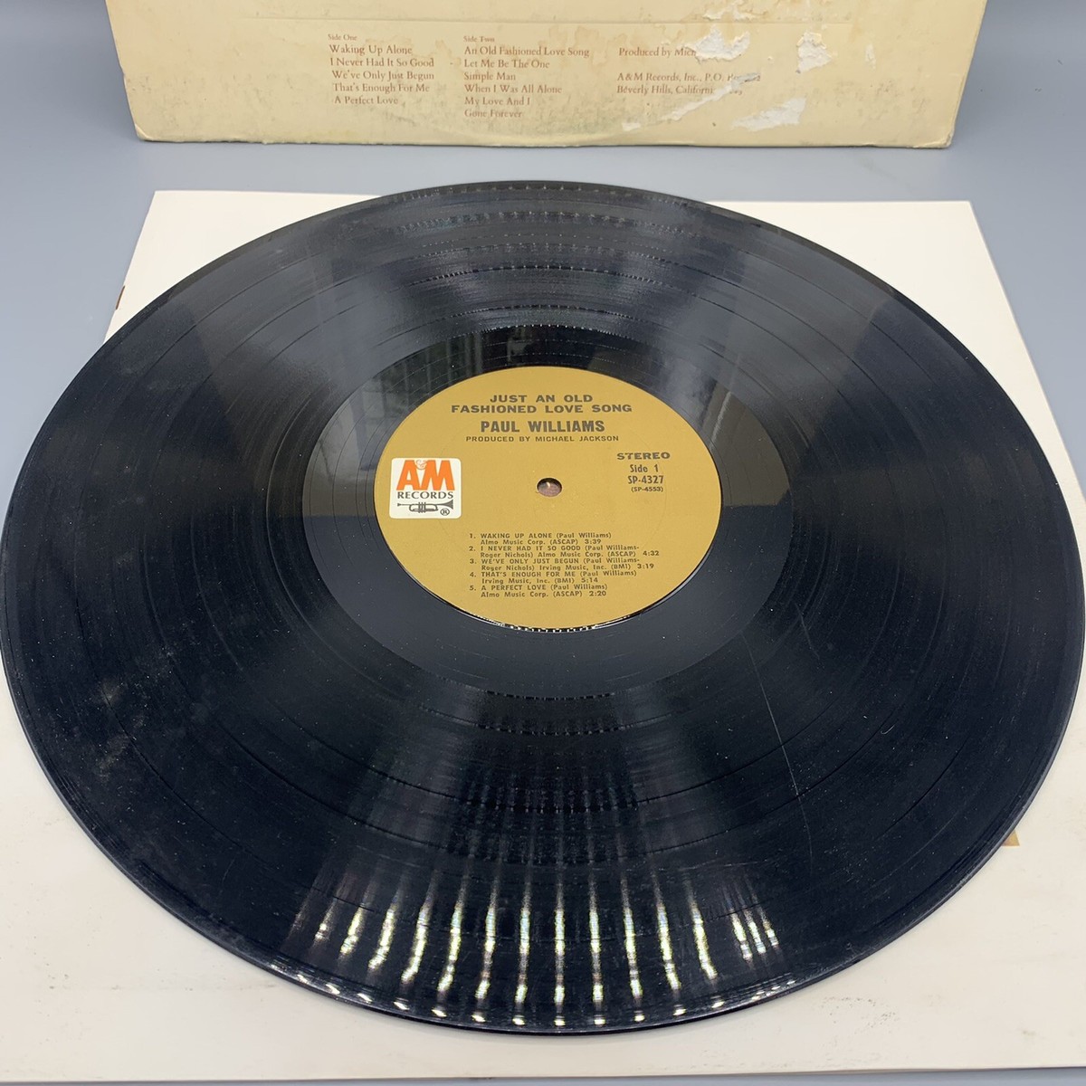 Paul Williams Just An Old Fashioned Love Song Reissued M-1/M-1