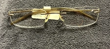 Naturally Rimless NR 341 Brown  Eyeglass Frames 53 20 135 - $102.00
