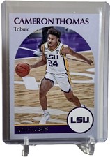 Cameron Thomas 2021 Chronicles Draft Picks NBA Hoops Retro RC Card #65 W/Top