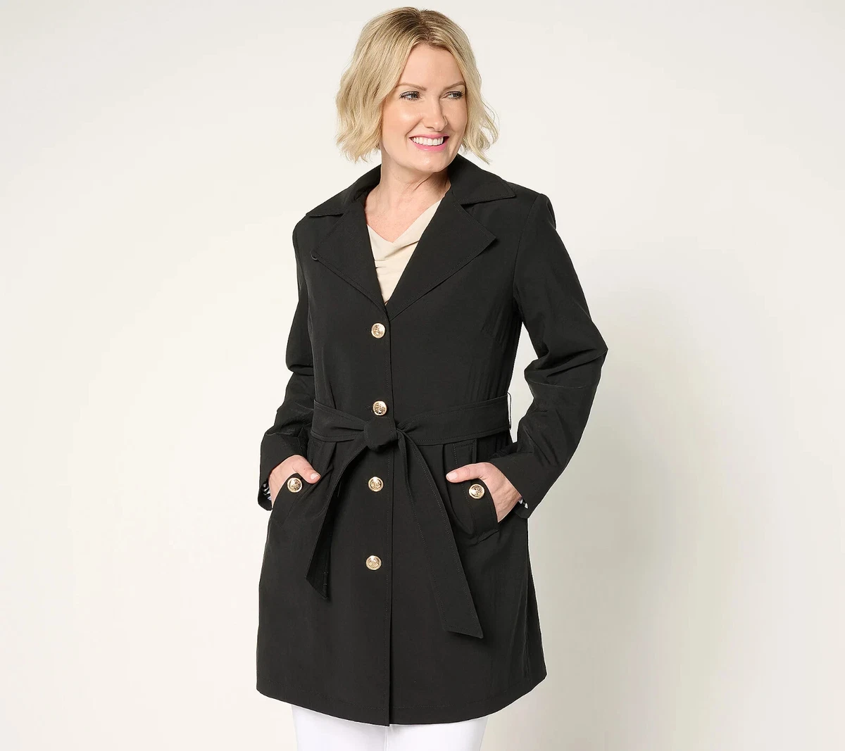 Veste Femme Dennis Basso Brodée Fleurs Blanche Taille M - Neuf Avec étiquettes