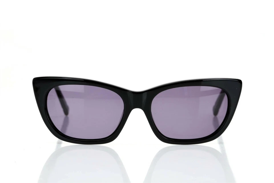 Óculos de sol feminino Jason Wu preto olho de gato Genevieve 142540 - Imagem 2 de 4