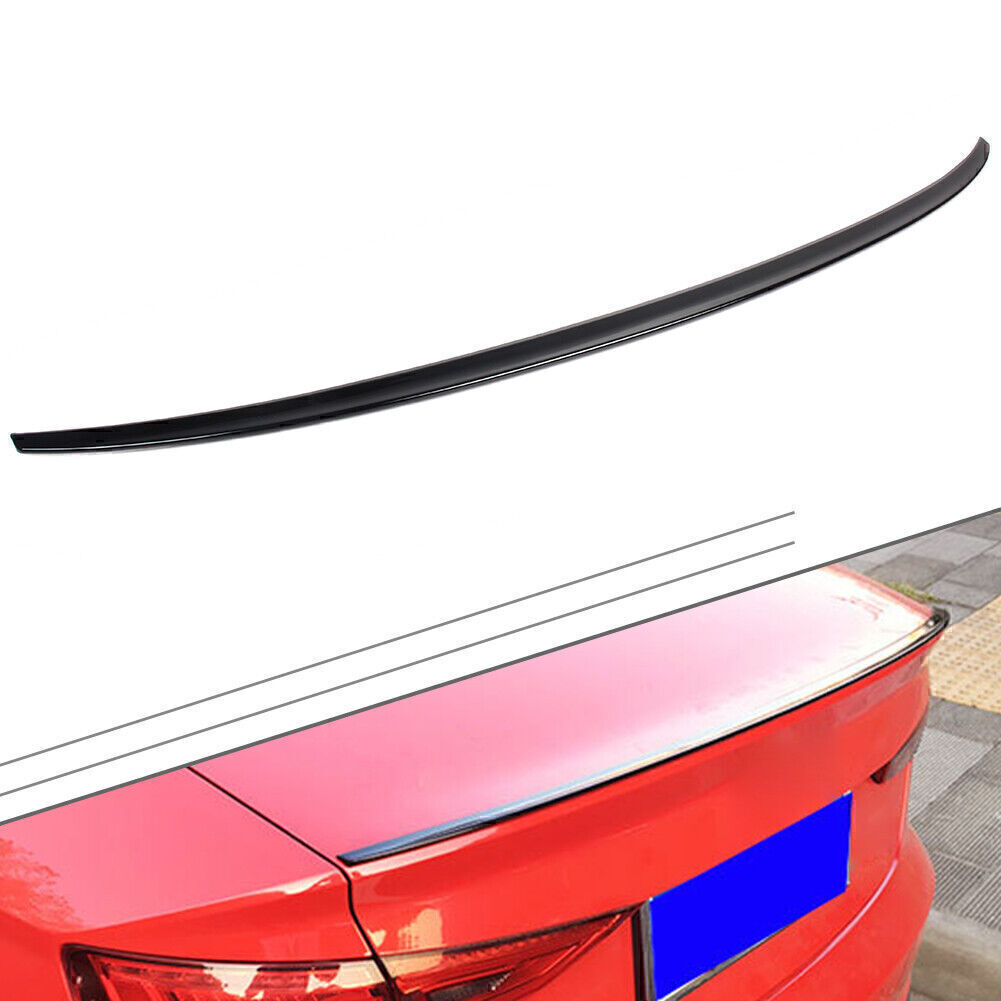 1PC Gloss Black ABS Trunk Spoiler for 2014-2019 Audi A3