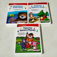 Baby Genius - DVD - Lot of 3 - Underwater Adventures - Favorite Songs - Nursery