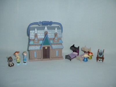 Frozen Disney Animator's Collection Little Elsa Micro Figur Spielzeug Spielset (2)