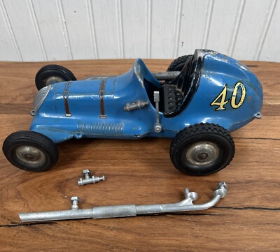 VINTAGE ROY COX THIMBLE DROME CHAMPION TETHER RACE CAR  40