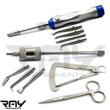 4 PCS AUTOMATIC DENTAL CROWN REMOVER GUN SET SURGICAL MEDICAL ORAL INSTRUMENTS