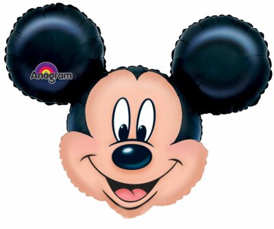 Balloon Mickey Mouse 27in/69cm.Mickey Mouse Feliz Cumpleaños 18in/46cm.