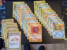 LOTTO CARTE POKEMON ITA - FOSSIL PRIMA EDIZIONE - COMUNI/NON COMUNI - MANCOLISTA