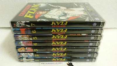 Lot 7 DVD Capitaine Flam Captain Future Intégrale epoque Goldorak ORTF Rare VF - Photo 1/2