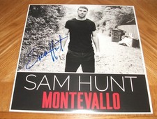 SAM HUNT SIGNED AUTOGRAPHED 
