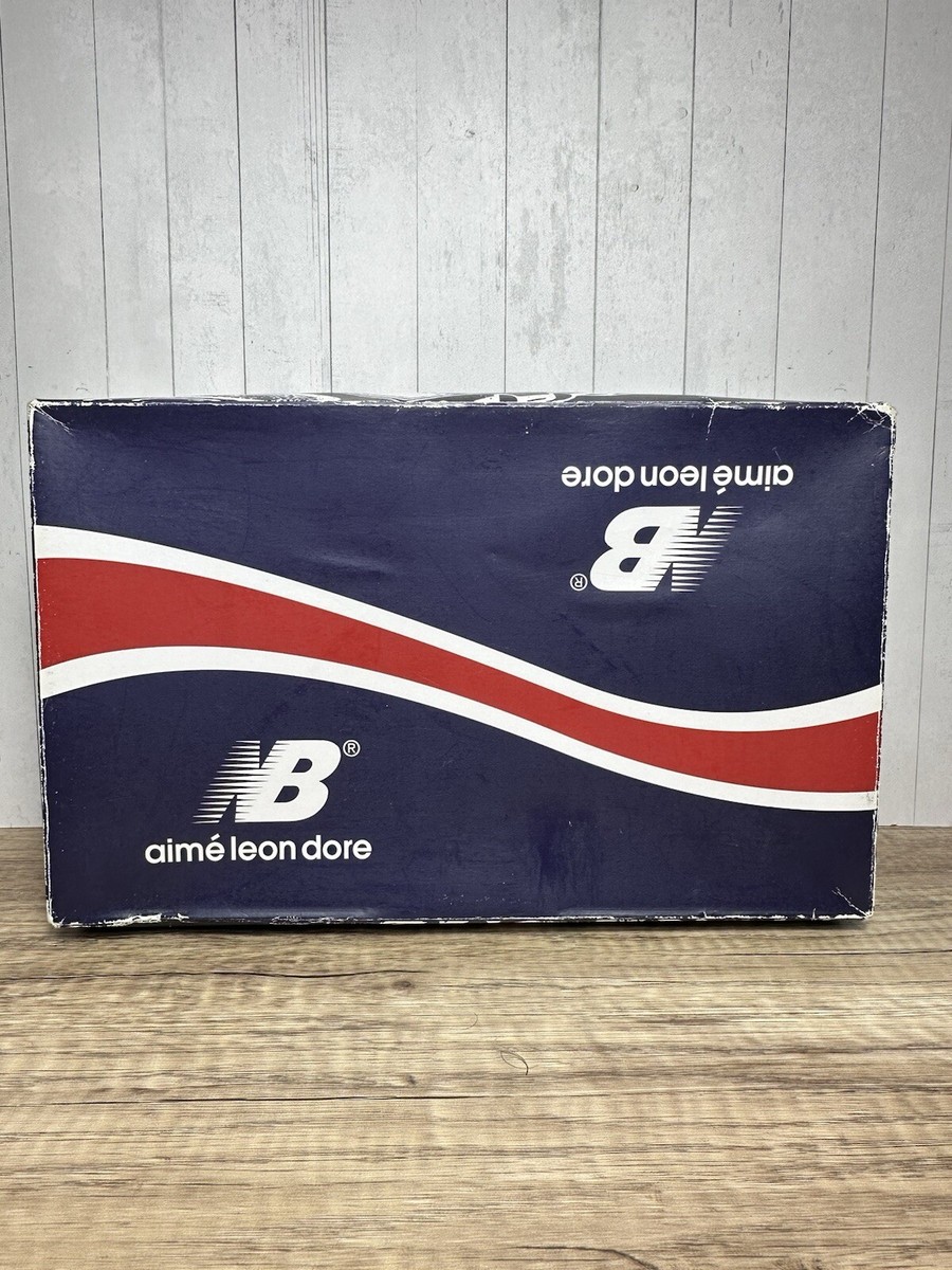 NEW BALANCE 550 AIME LEON DORE USED SIZE 9.5 ALD NB WHITE NAVY RED BB550A3 NEW BALANCE 550 AIME LEON DORE USED SIZE 9.5 ALD NB WHITE  main image 2