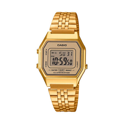 CASIO Iconic, LA680WEGA-9EF Uhr,goldfarben,Digitaluhr,Watch,Damenuhr,retro