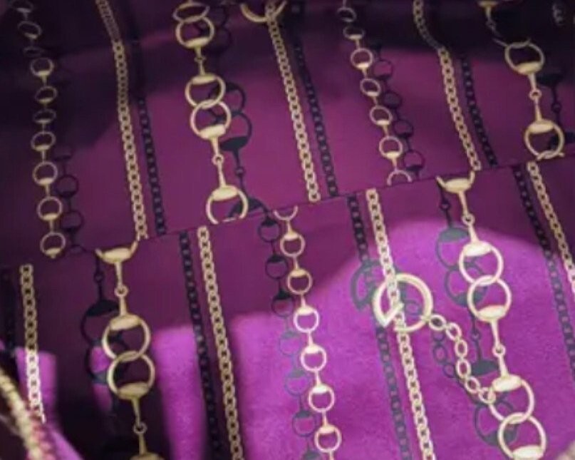 aaa Gucci Women's Purple Patent Leather Double Rolled Handles Zip