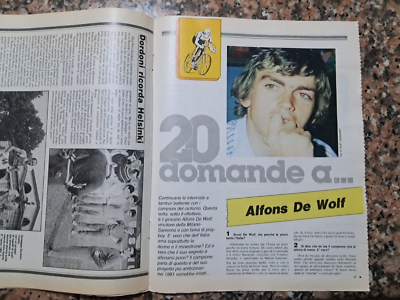 Gazzetta dello sport illustrata n.18 1981 Bettega Bertoni Bordon D'amico