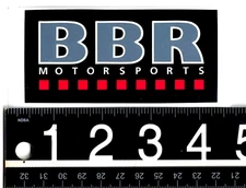 BBR Motorsports Sticker 4 in x 2 in Multicolor MX Decal