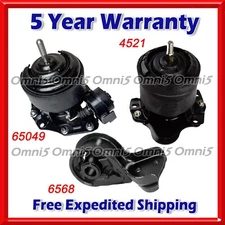 O392 Fits 1997-1999 Acura CL 3.0L Engine Motor & Transmission Mount Set 3pc