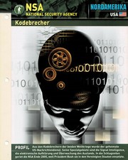 NSA - National Security Agency - Kodebrecher - Infokarte