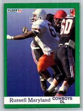 1991 Fleer #423 Russell Maryland