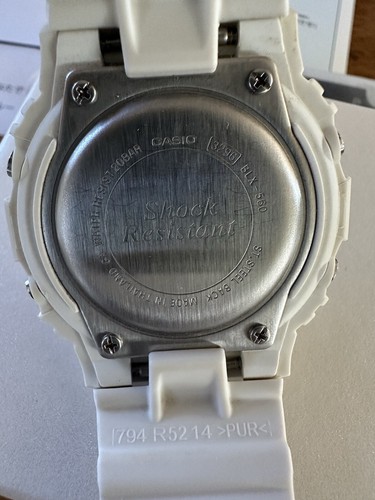 Casio BABY-G BLX-560-7JF G-Lide Matte White Digital Tide Graph From Japan - Picture 7 of 7