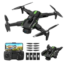 Febfoxs Drone F166 with Camera 4k for Adults, Dual HD Cameras