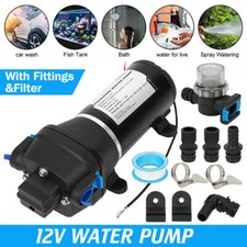FL-40 12V Water Pump 40PSI High Pressure 17L/min For Caravan Boat Camp Washdown