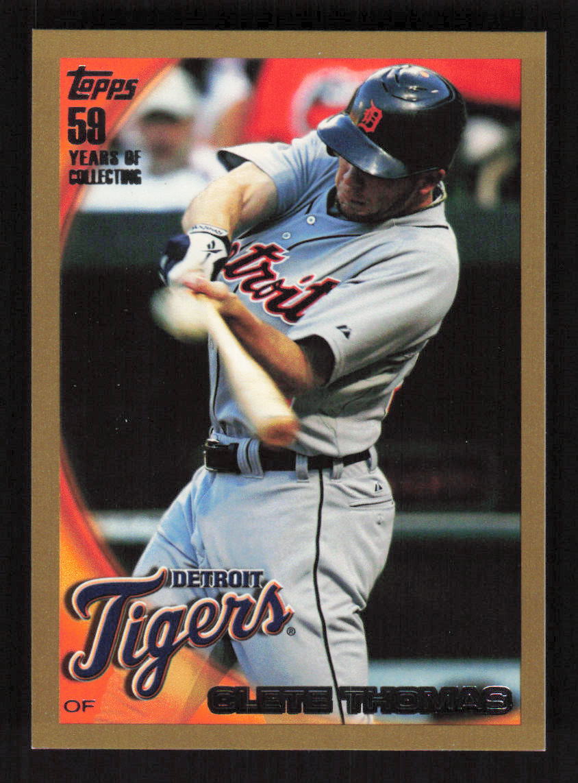 2010 Topps Gold #441 Clete Thomas Detroit Tigers
