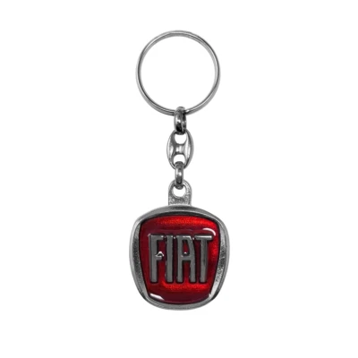 Schlüsselanhänger Für Fiat Offizielles Logo Aus Metall