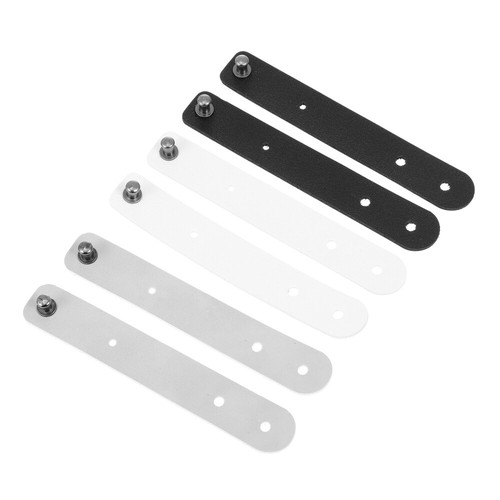 6 Pcs Power Cord Ties Cable Shortener Organizer Management Straps