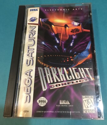 Darklight Conflict for Saturn - CIB Complete - Case, Disc, Manual, Catalog, Reg
