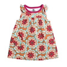 Tea Collection Knit Sundress Baby Size 6-12 Months Floral Print, 100% Cotton