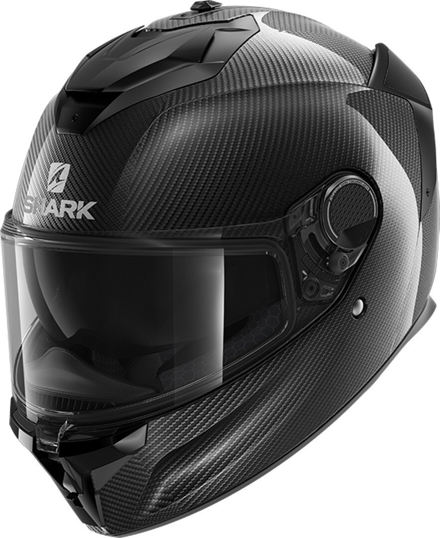 CASCO MOTO INTEGRALE CARBONIO SHARK SPARTAN GT PRO CARBON BLACK NERO TG L
