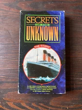 TITANIC SECRETS OF THE UNKOWN MPI VIDEO VHS TAPE 1989 