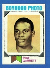 1973 Topps #267 Mike Garrett Boyhood Photo NM-MT San Diego Chargers