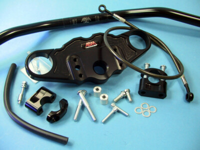 ABM Superbike Lenker-Kit TRIUMPH Daytona 955i (595N) | 02-03 | schwarz