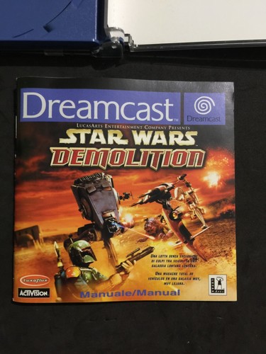 STAR WARS DEMOLITION SEGA DREAMCAST PAL ITALIEN ESPAGNE UTILISÉ COMPLET - Photo 8/9