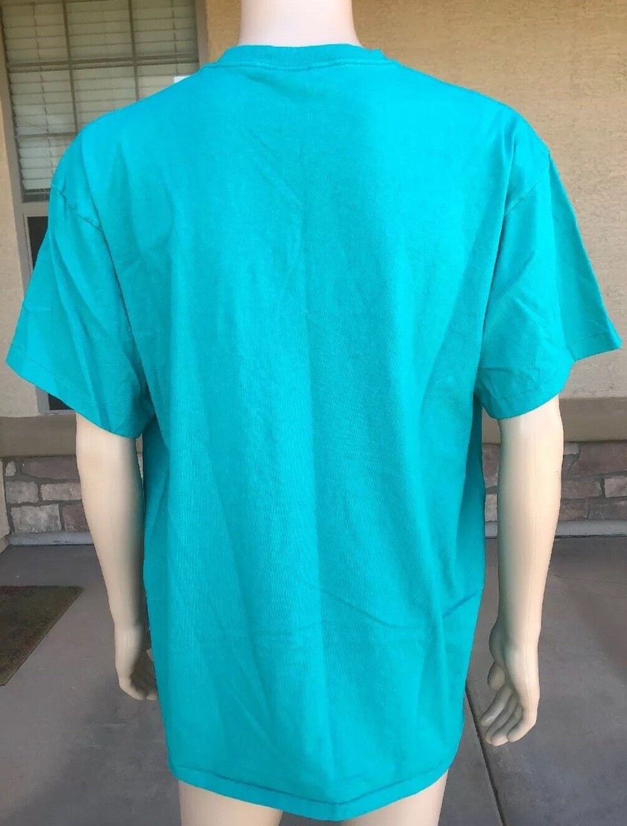 Vintage 80s 90s North West Blue Pocket T Shirt XL USA Made