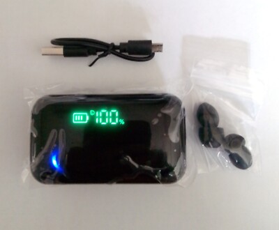 TWS F9-5 Wireless V5 Bluetooth Stereo Ohrhörer IPX7 Wasserdicht Powerbank