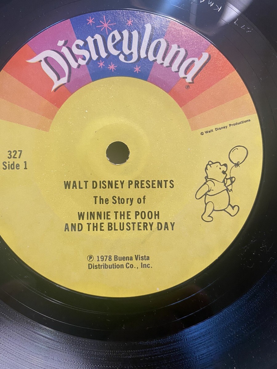 Vintage 1978 Walt Disney Winnie The Pooh And The Blustery Day Book