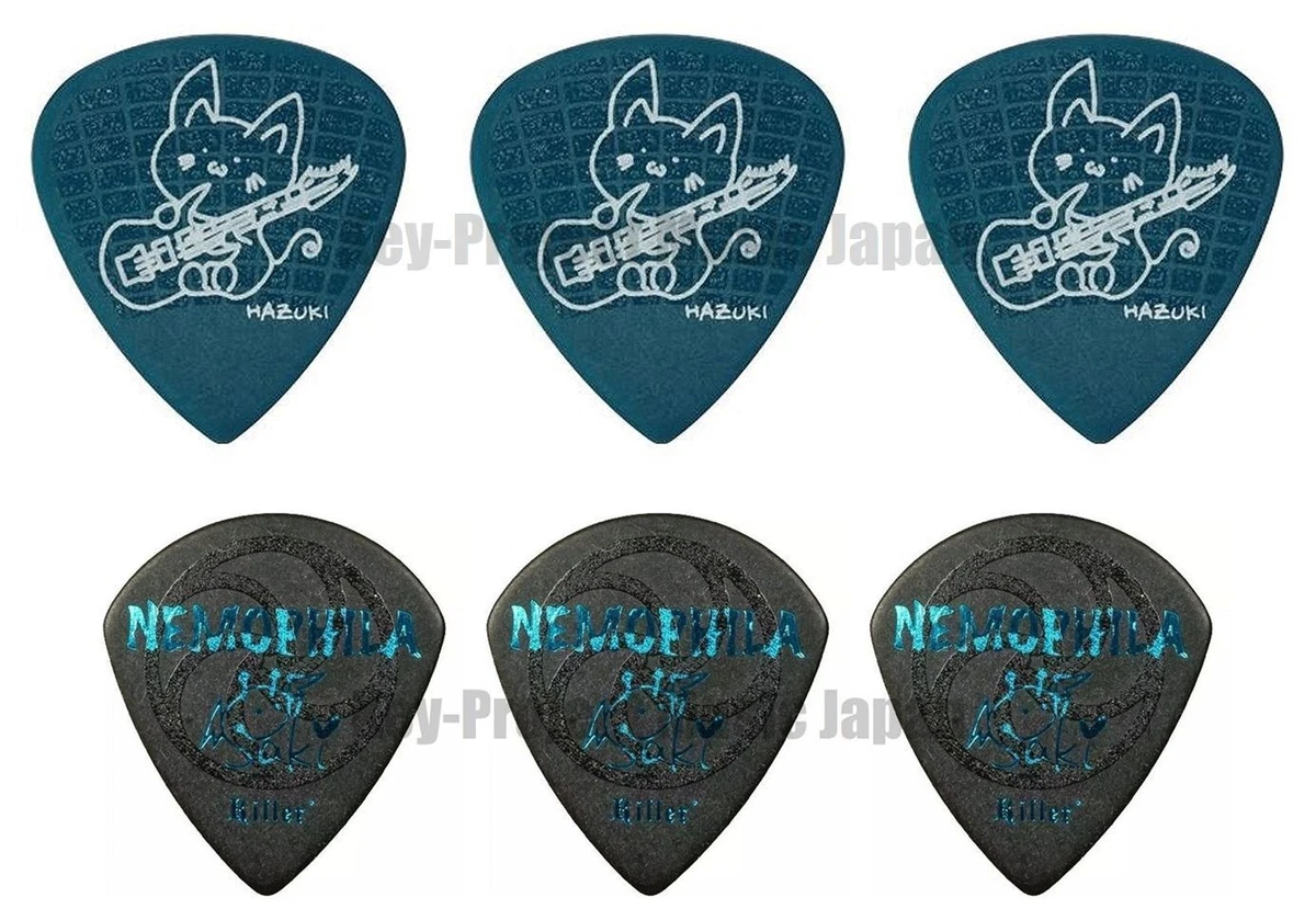 NEMOPHILA HAZUKI Model Guitar Pick x 3 SAKI Model Guitar Pick x