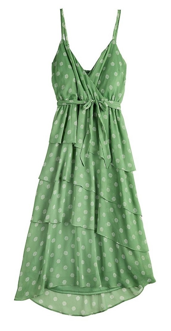 ロンハーマン　RHC Block Print Dress XS グリーン Ron Herman ロンハーマン ブロックプリントドレスSグリーン