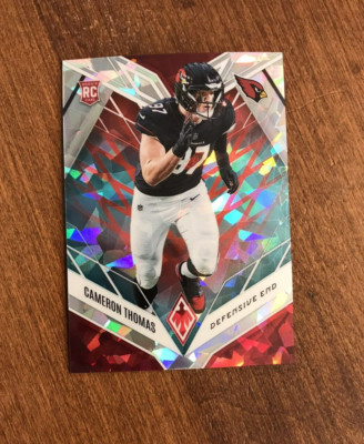 Cameron Thomas 2022 Phoenix Cracked Ice Prizm Rookie 182 Aztecs Cardinals /50 RC