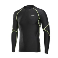 Men's Fitness Running Leggings Cotton Pants Sports Long Sleeve T-shirt Suits