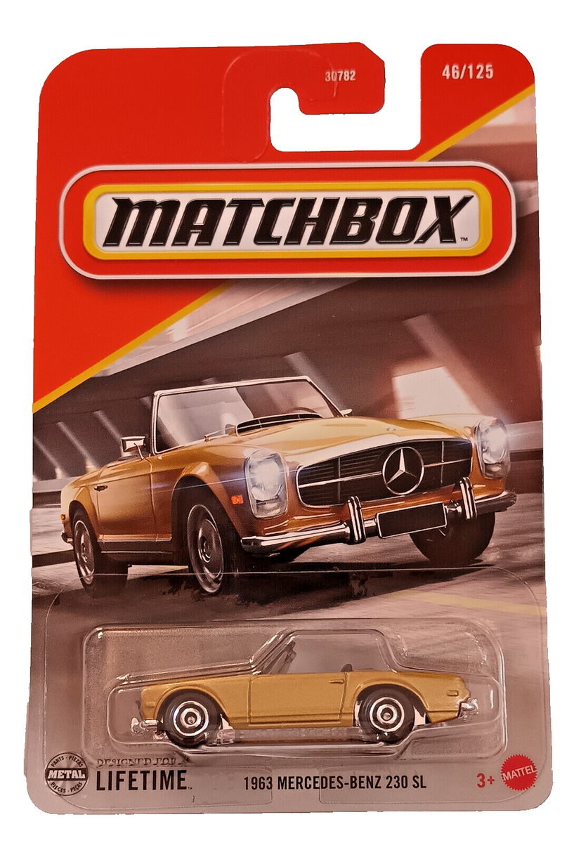 Matchbox 1963 Mercedes Benz 230 SL Gold #46 Mainline 2025 Matchbox 1963 Mercedes Benz 230 SL Gold #46 Mainline 2025