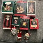 Lot 10 Hallmark Keepsake And Other Santa Christmas Ornaments