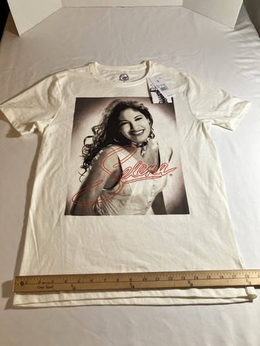 T-shirt Selena nuova con etichetta - Tour Cities sul retro - bianca taglia small - Foto 6 di 6