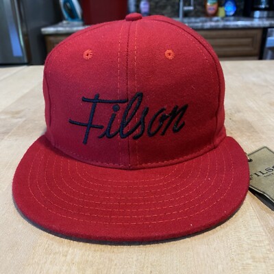 FILSON キャップ　赤　レッド Filson x Ebbets Field Flannels Jackson Wool Cap - New With Tags