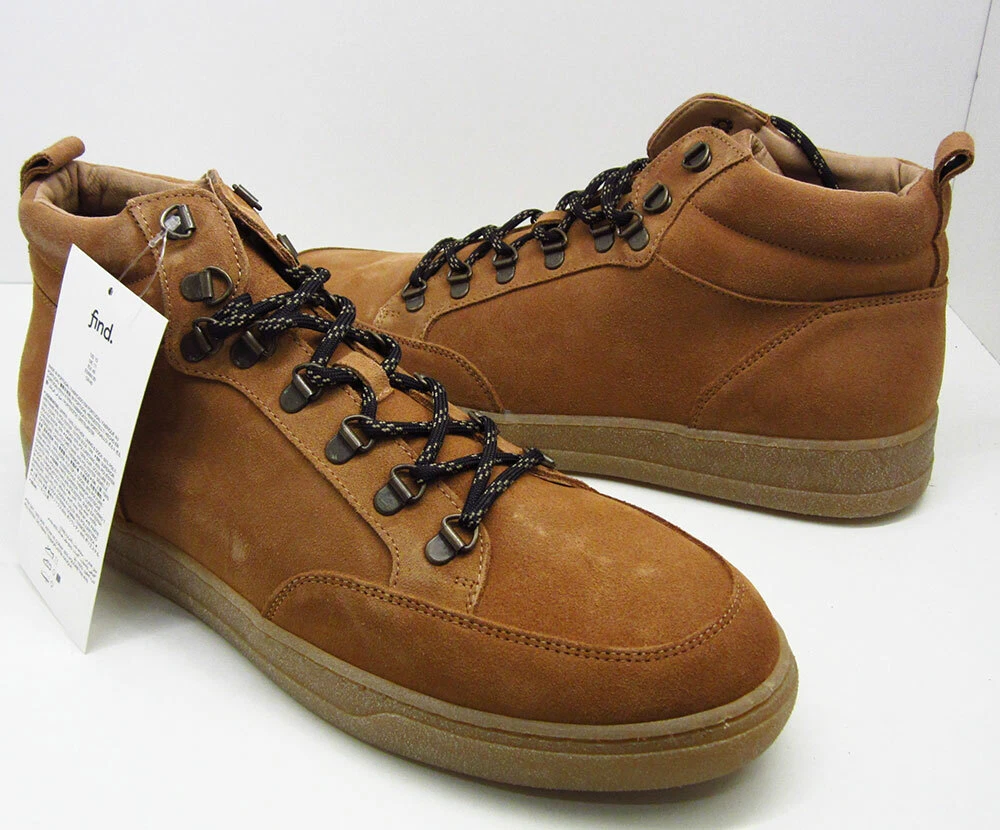 Suede high shop top trainers