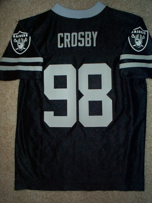 (2025-2026) Vegas Raiders MAXX CROSBY nfl Jersey YOUTH KIDS BOYS (L